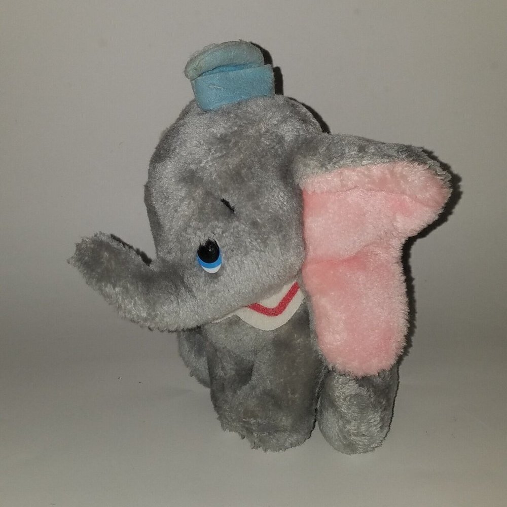VTG Dumbo Plush Disney 8" Stuffed Animal Toy Elephant